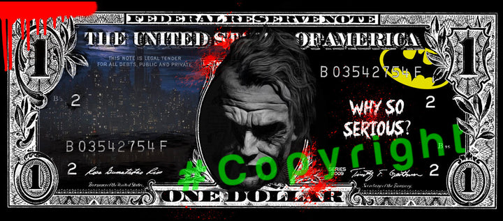 Skyyloft THE JOKER DOLLAR – gerahmt