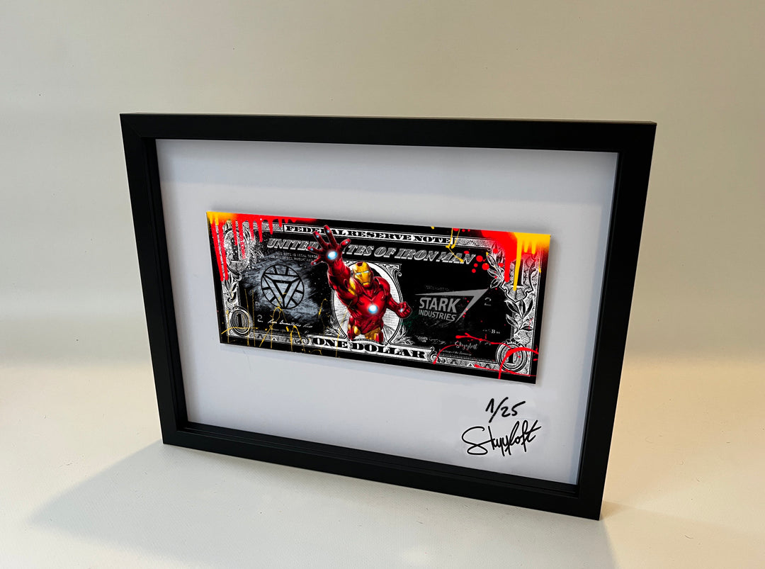 Skyyloft IRON MAN DOLLAR – gerahmt