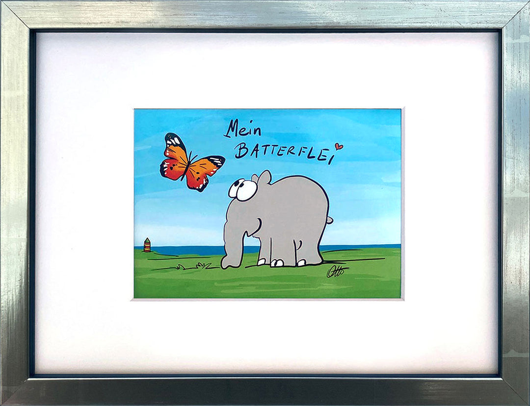 "Mein Batterflei" | Otto Waalkes Miniprint