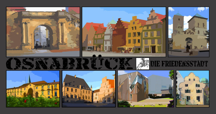 Osnabrück Ensemble III (OSB-21) I Giclee auf Holzkeilrahmen