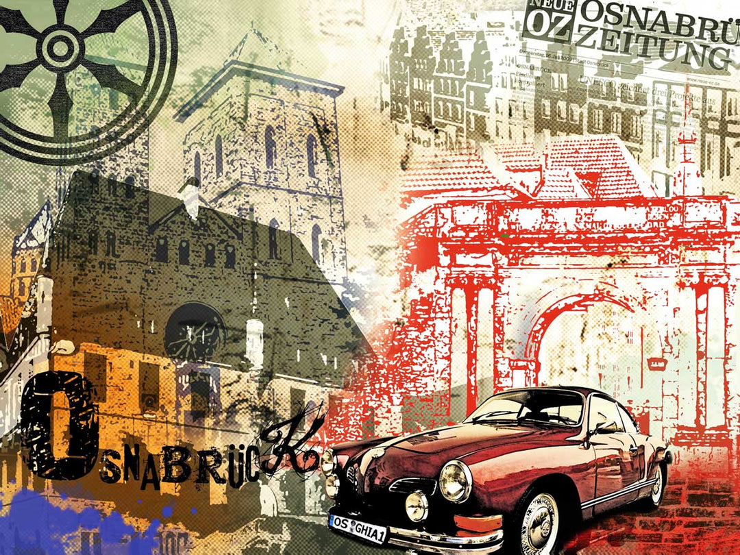 Osnabrück Collage Karmann Ghia