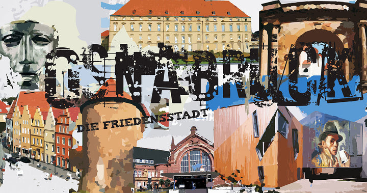 Osnabrück - Die Friedensstadt I Giclee auf Holzkeilrahmen