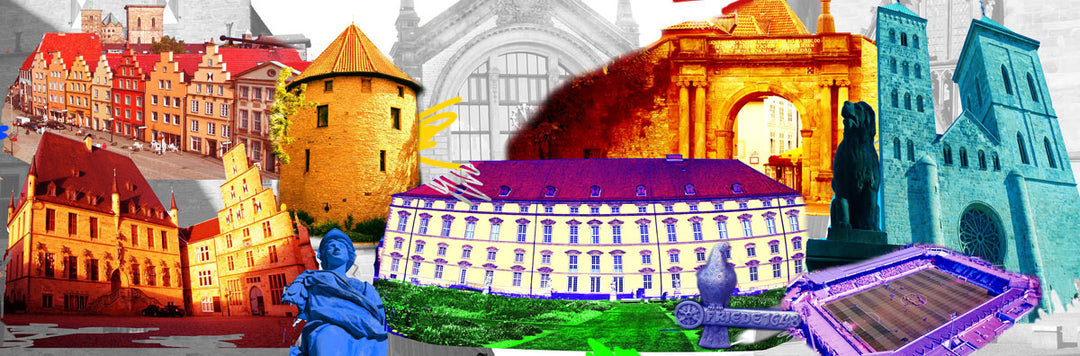 Osnabrück Ensemble Collage OSB-36 (mit Stadion)