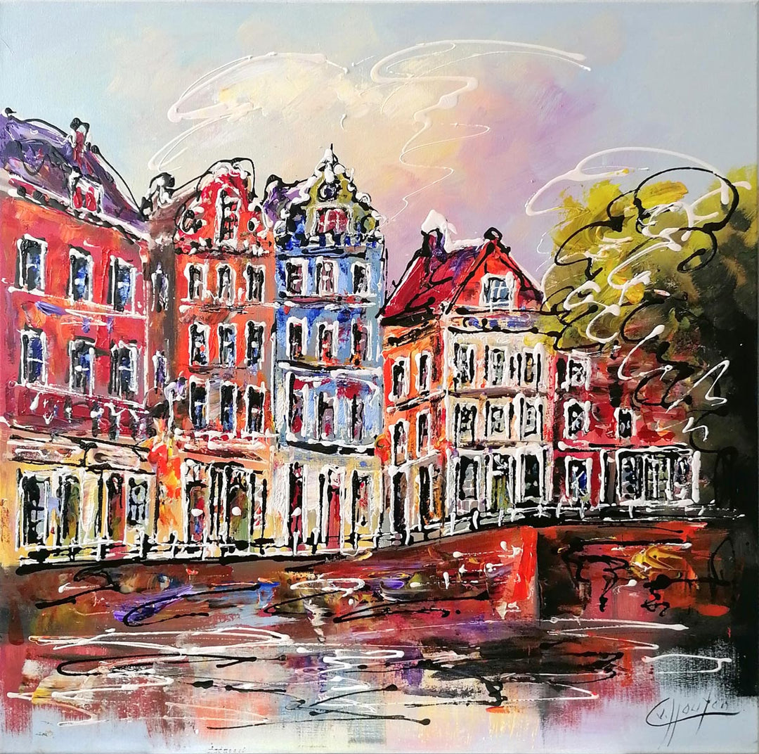 Bunte Häuser am Kanal 2