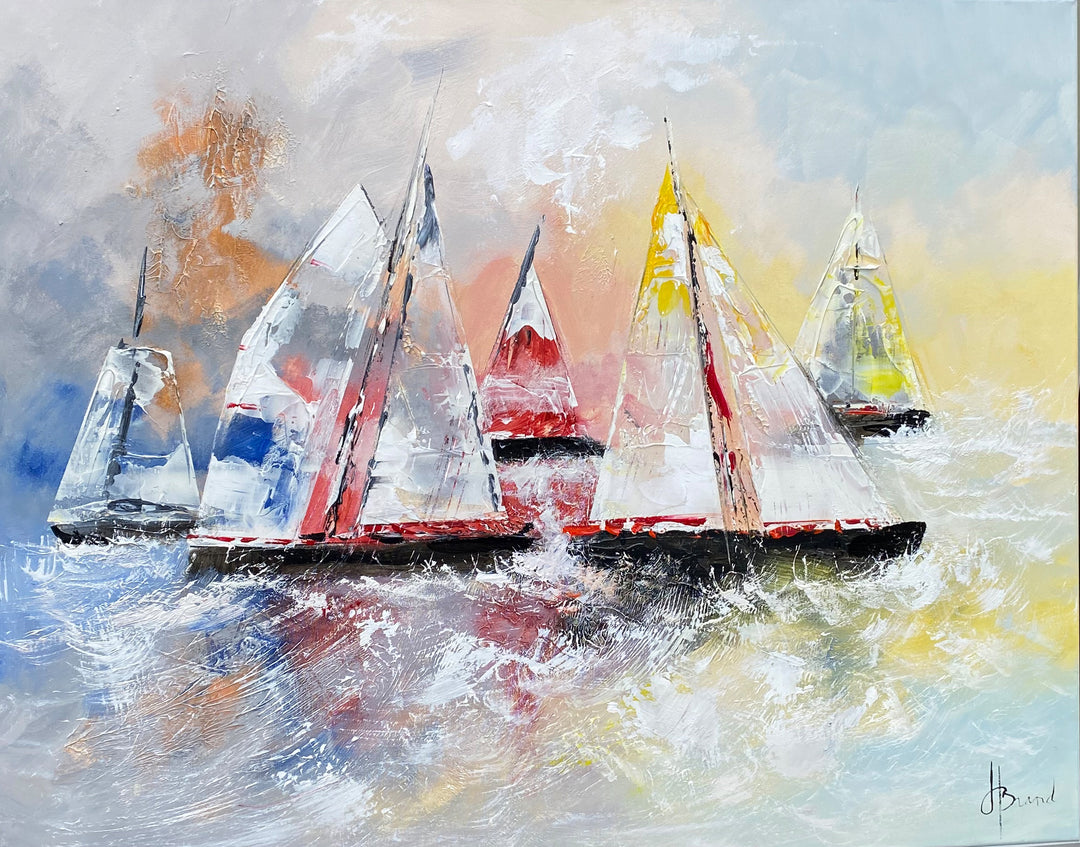 "Bunte Segelschiffe I" | Henry Brand