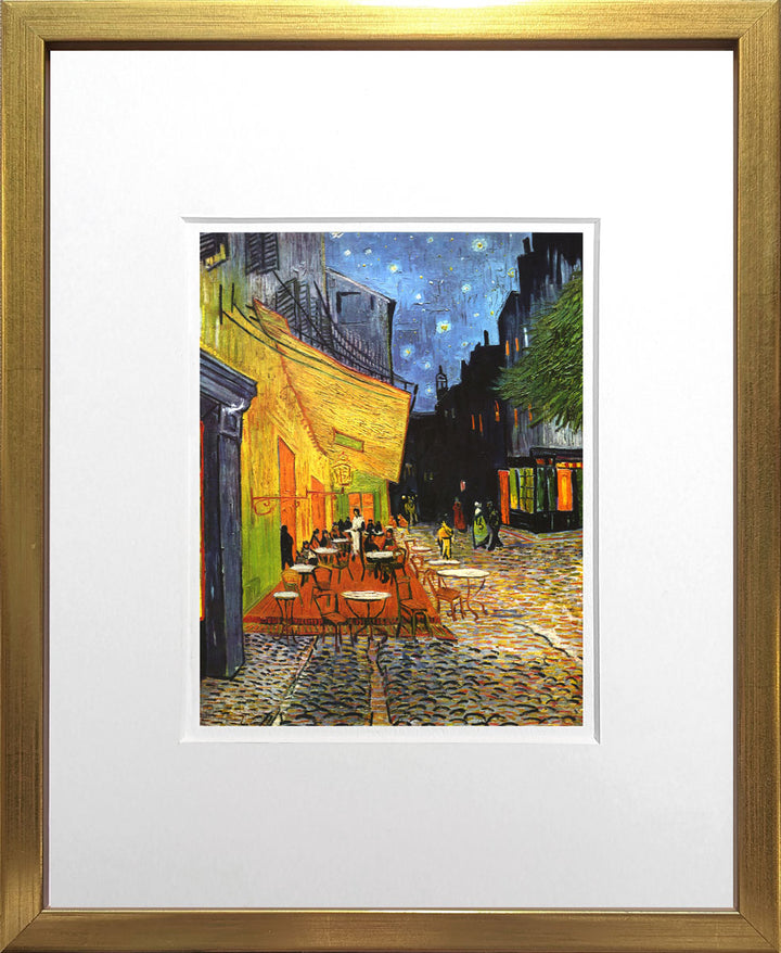 Caféterrasse bei Nacht (1888) Vincent van Gogh | Meisterwerke Miniprint