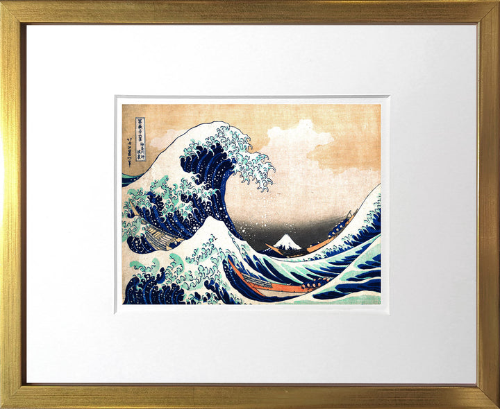 Die große Welle vor Kanagawa - Katsushika Hokusai | Meisterwerke Miniprint