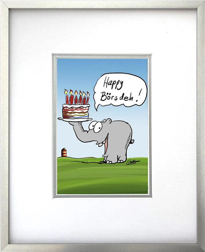 "Happy Börsdeh" | Otto Waalkes Miniprint