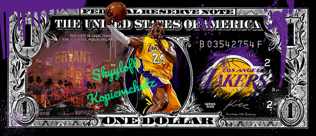 Skyyloft LAKERS KOBE DOLLAR – gerahmt
