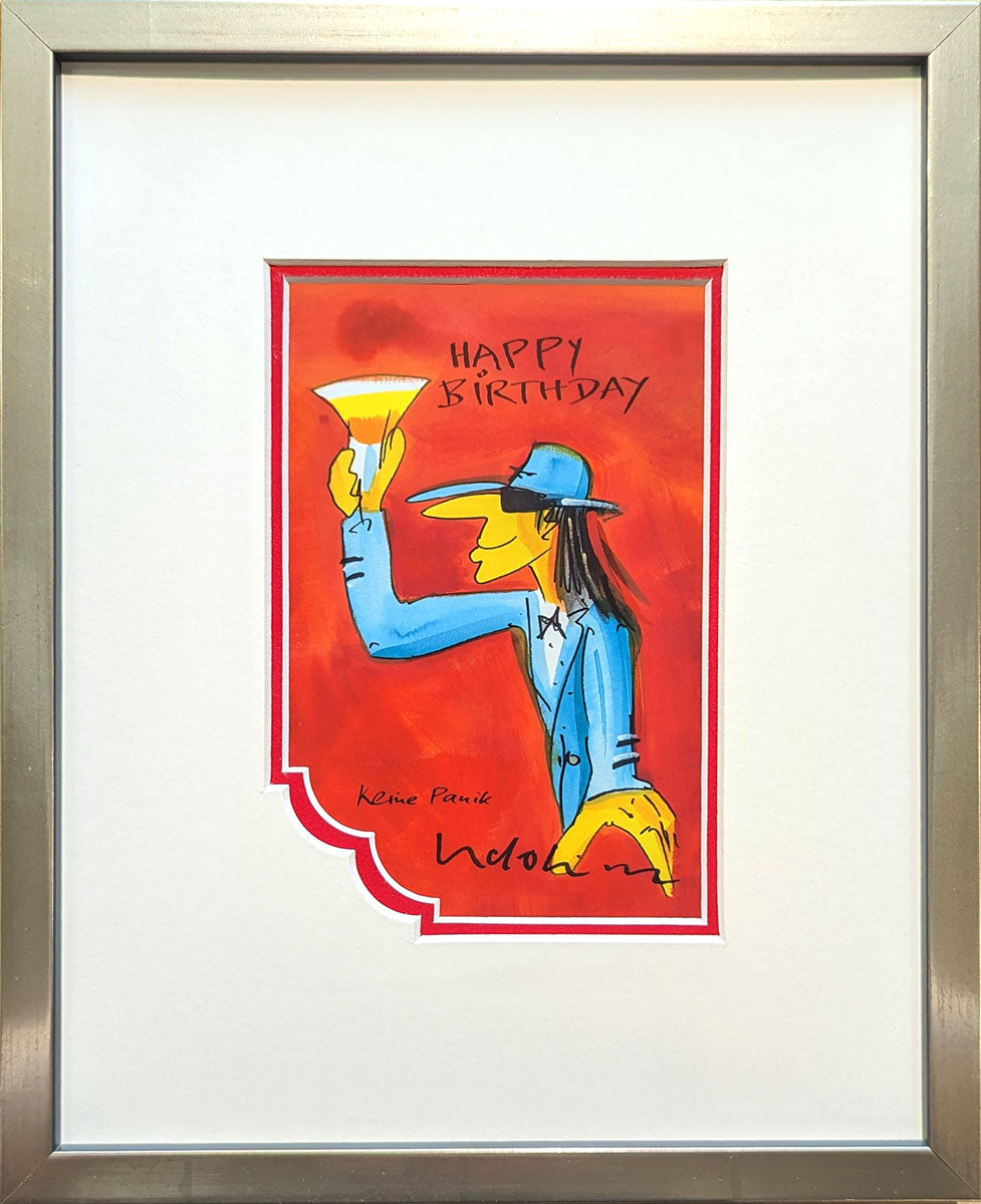 "Happy Birthday" Rote Edition | Udo Lindenberg Miniprint