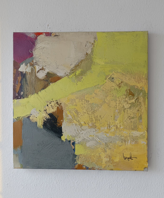 Abstrakt in Gelb