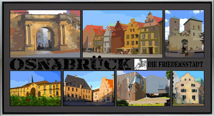 Osnabrück Ensemble III (OSB-21) I Giclee auf Holzkeilrahmen