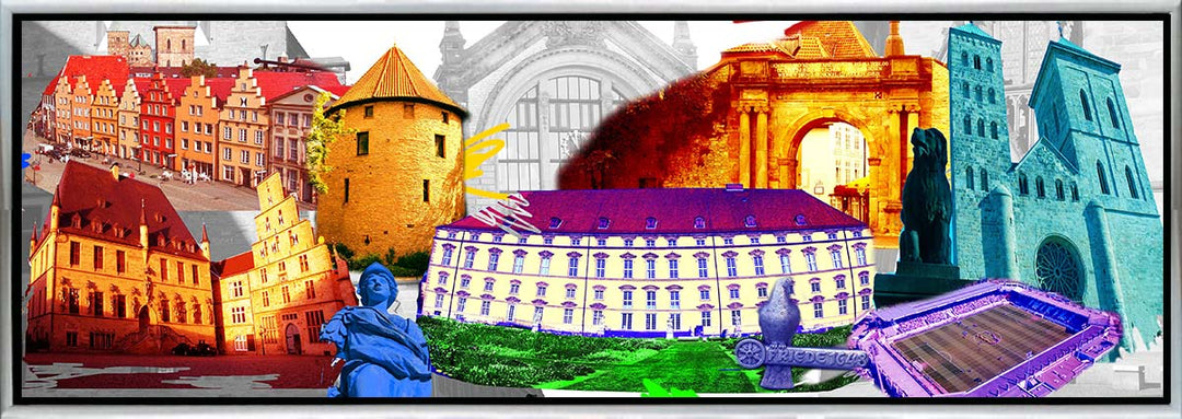 Osnabrück Ensemble Collage OSB-36 (mit Stadion)