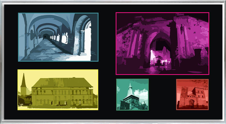 Osnabrück Kreuzgang (OSB-22) I Giclee auf Holzkeilrahmen