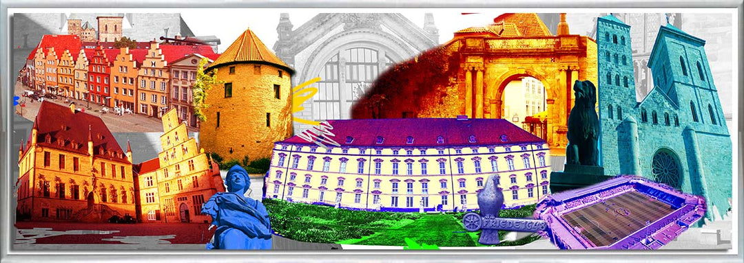 Osnabrück Ensemble Collage OSB-36 (mit Stadion)