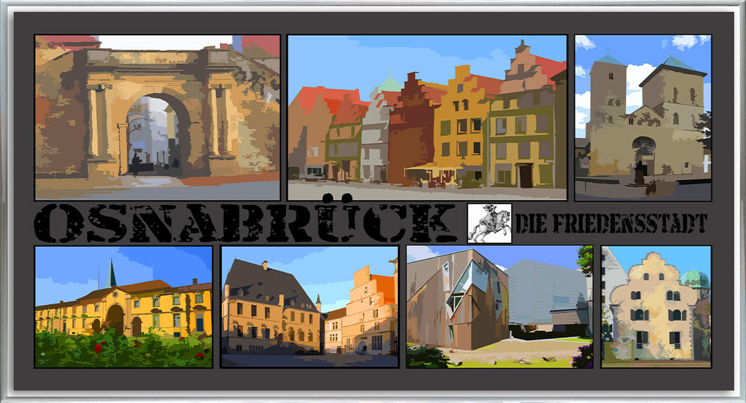 Osnabrück Ensemble III (OSB-21) I Giclee auf Holzkeilrahmen
