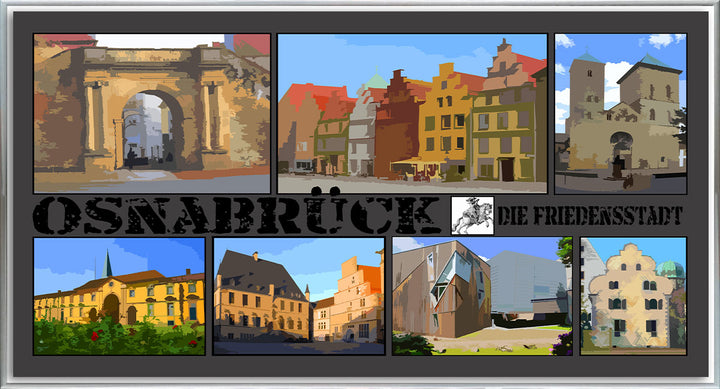 Osnabrück Ensemble III (OSB-21) I Giclee auf Holzkeilrahmen