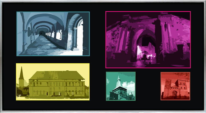 Osnabrück Kreuzgang (OSB-22) I Giclee auf Holzkeilrahmen