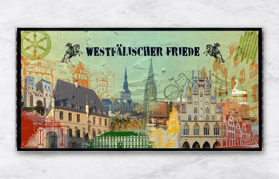 Osnabrück und Münster-Friedensbild Collage 2025