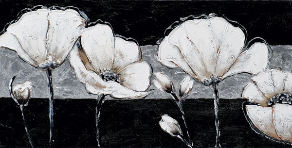 Black and White Flowers