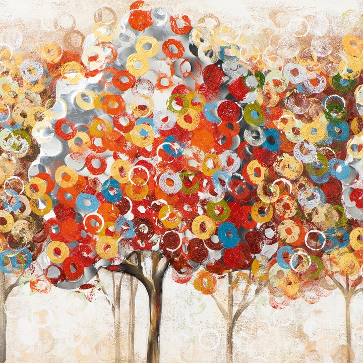 farbenfrohe abstrakte Bäume