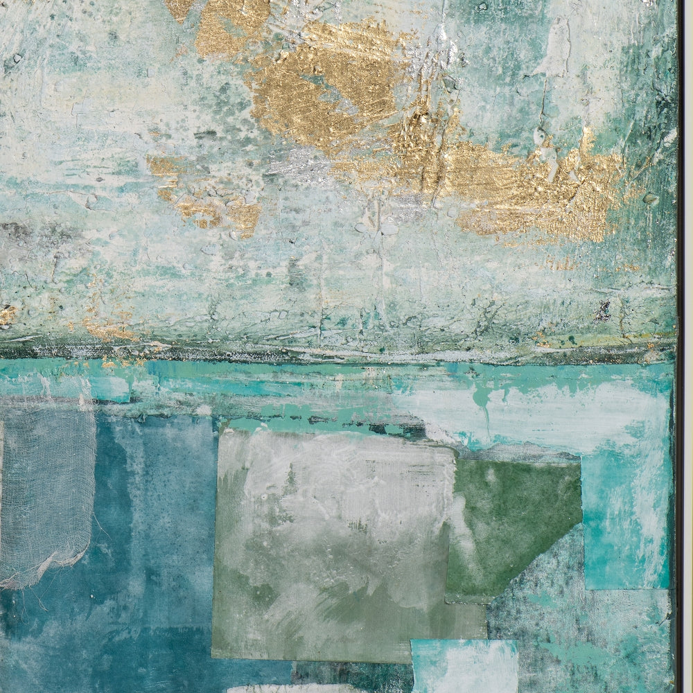 Harmonie in Blau-Türkis