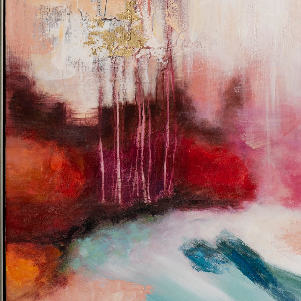 Harmonie in Rot und Blau