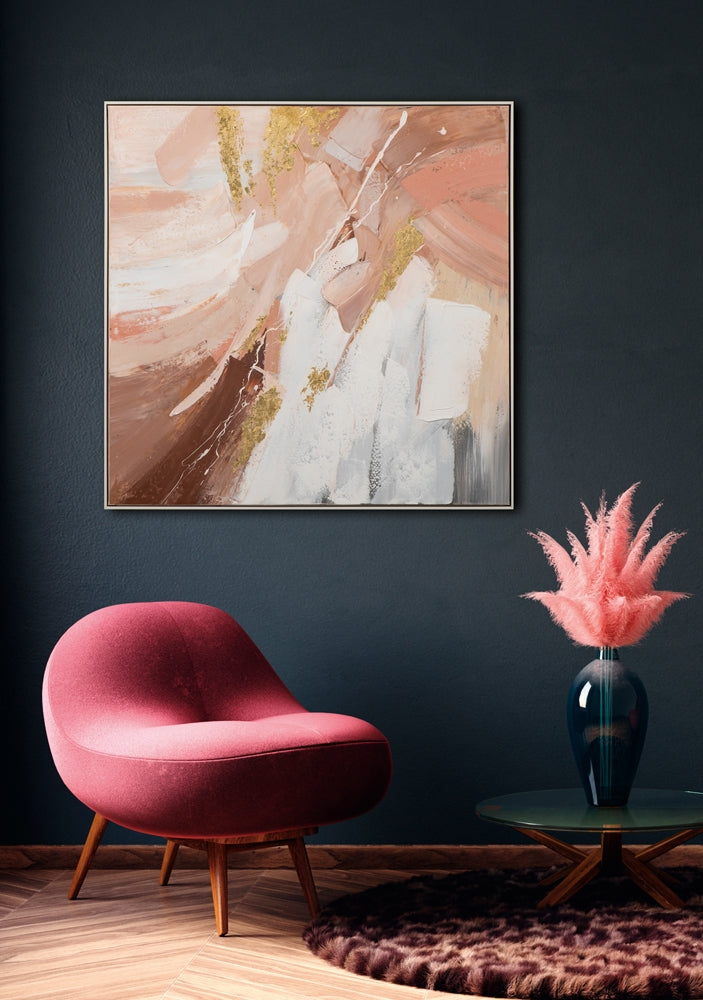 Zarte Farbkomposition