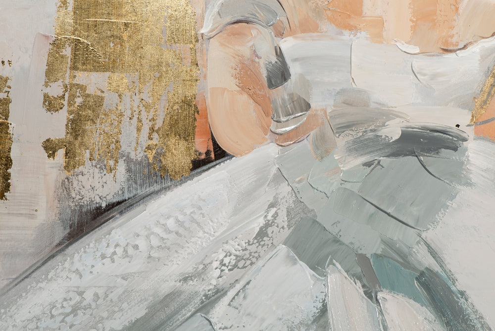 Rückenansicht Frau im weißen Kleid