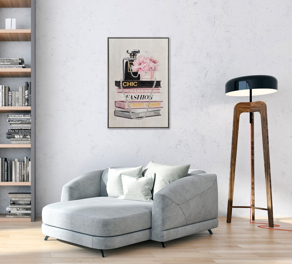 Fashionbücher mit Flacon