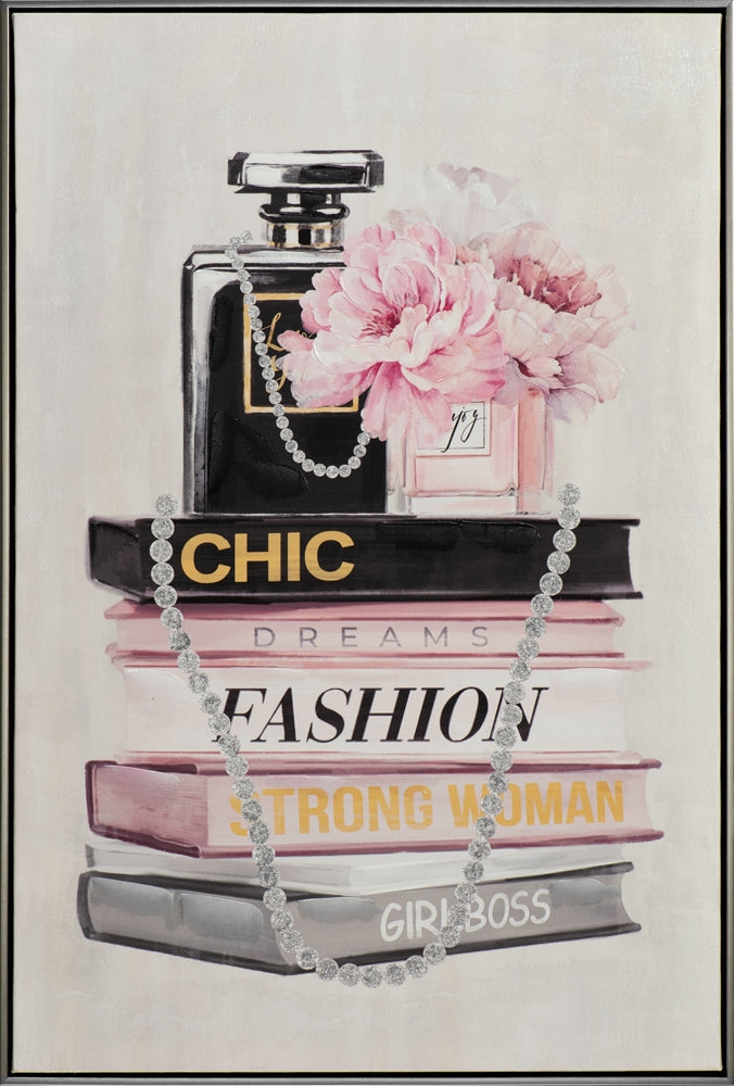 Fashionbücher mit Flacon