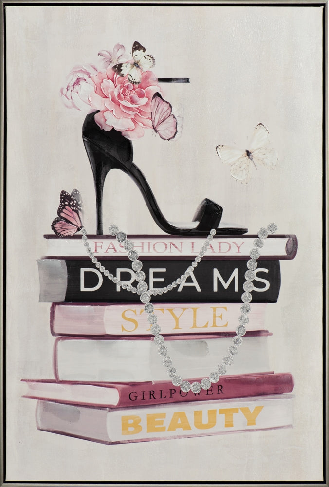 Fashionbücher mit Stiletto