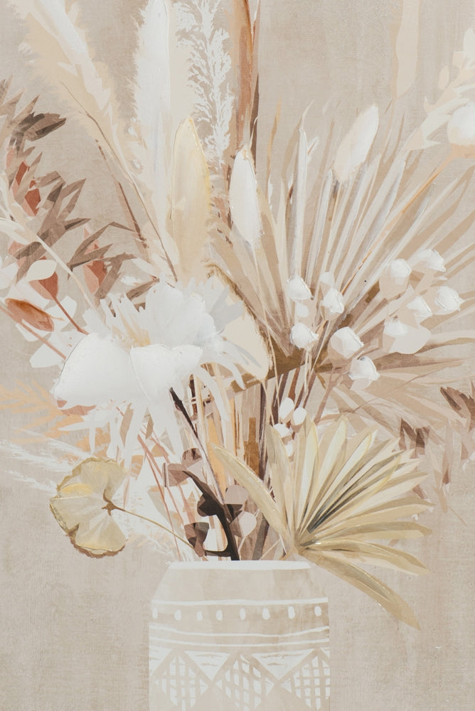 Trockenblumen in Vase