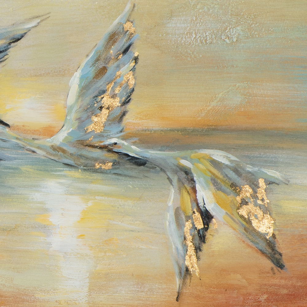 Gänse auf ihrem Flug nach Süden