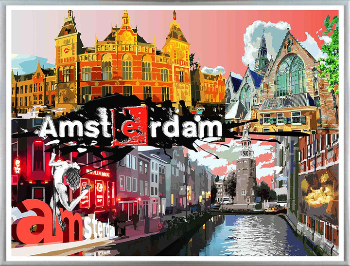 Abstraktes Amsterdam No.1 Collage