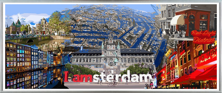 Abstraktes Amsterdam No.2 Collage