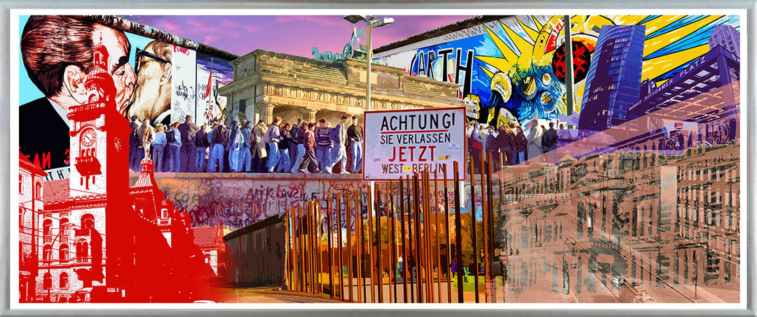 Berlin Collage Berliner Mauer