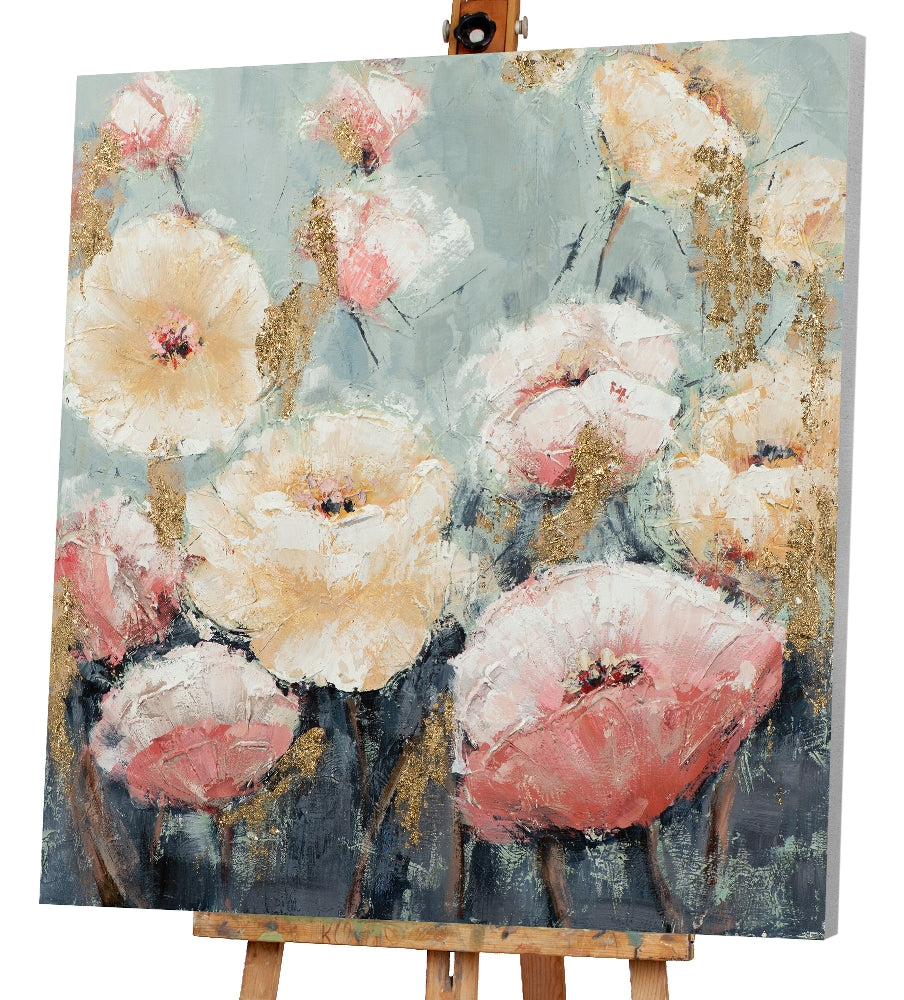 Blumen in rosa und beige