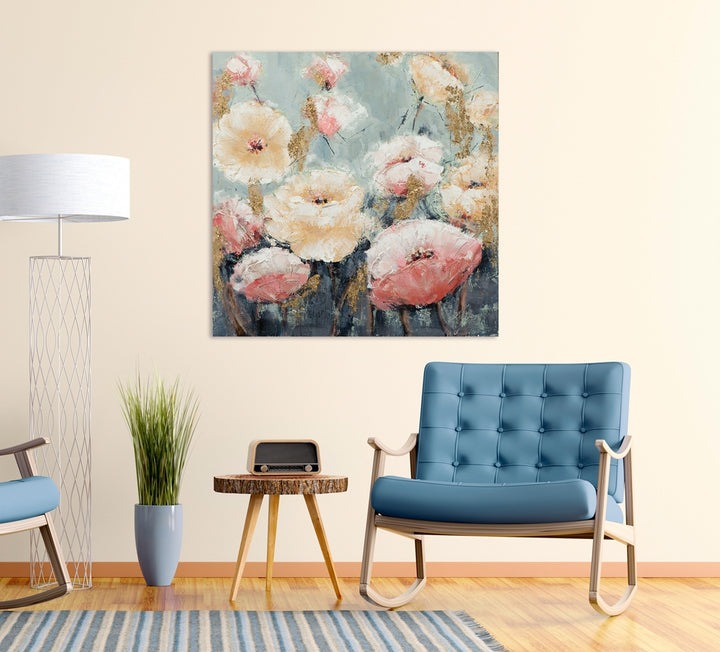 Blumen in rosa und beige