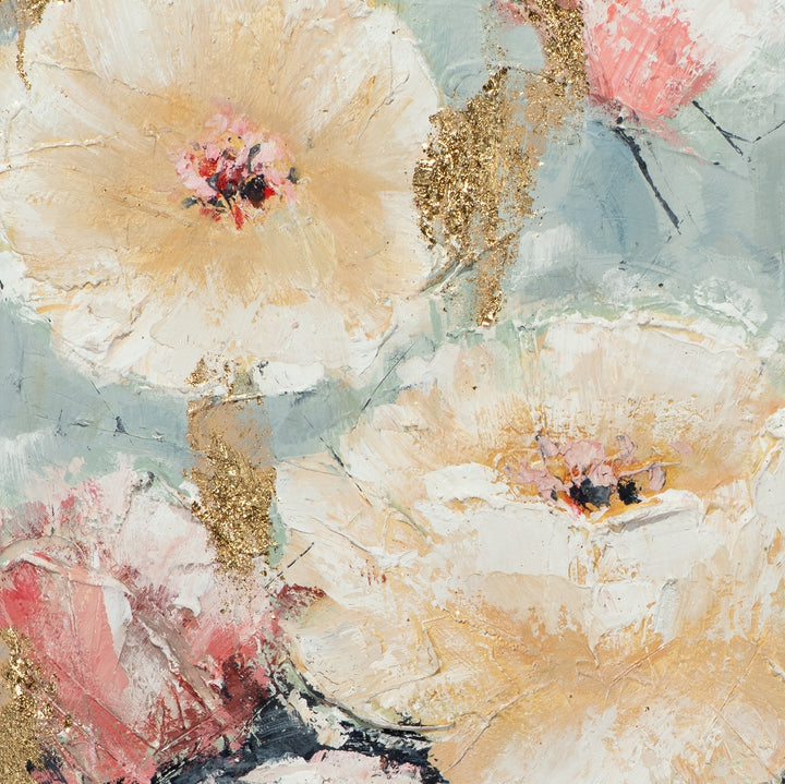 Blumen in rosa und beige