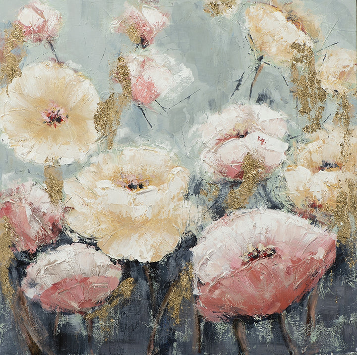 Blumen in rosa und beige