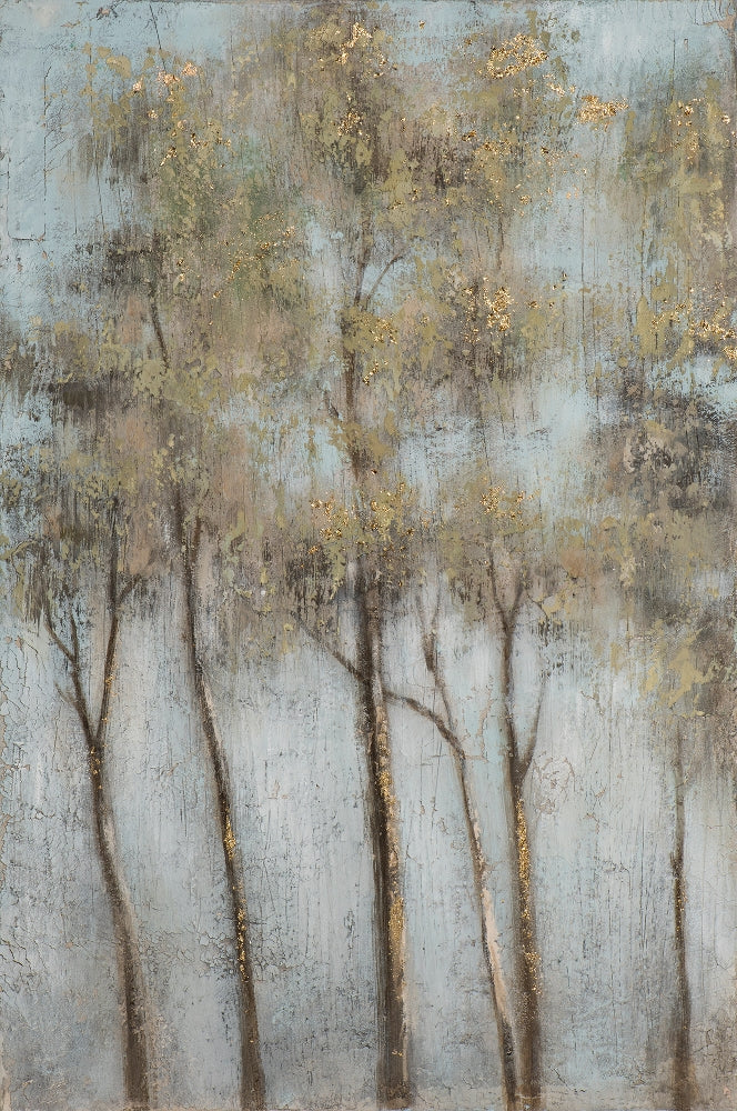 Bäume im Morgengrauen