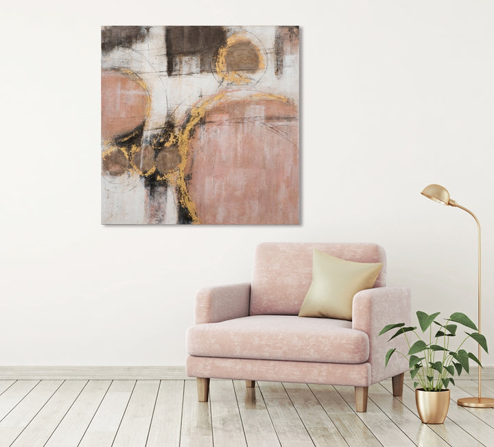 Harmonische Kreise in Terracotta