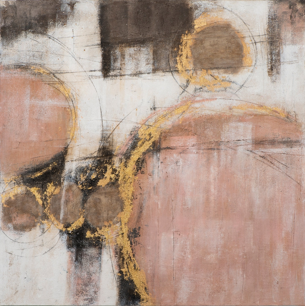 Harmonische Kreise in Terracotta