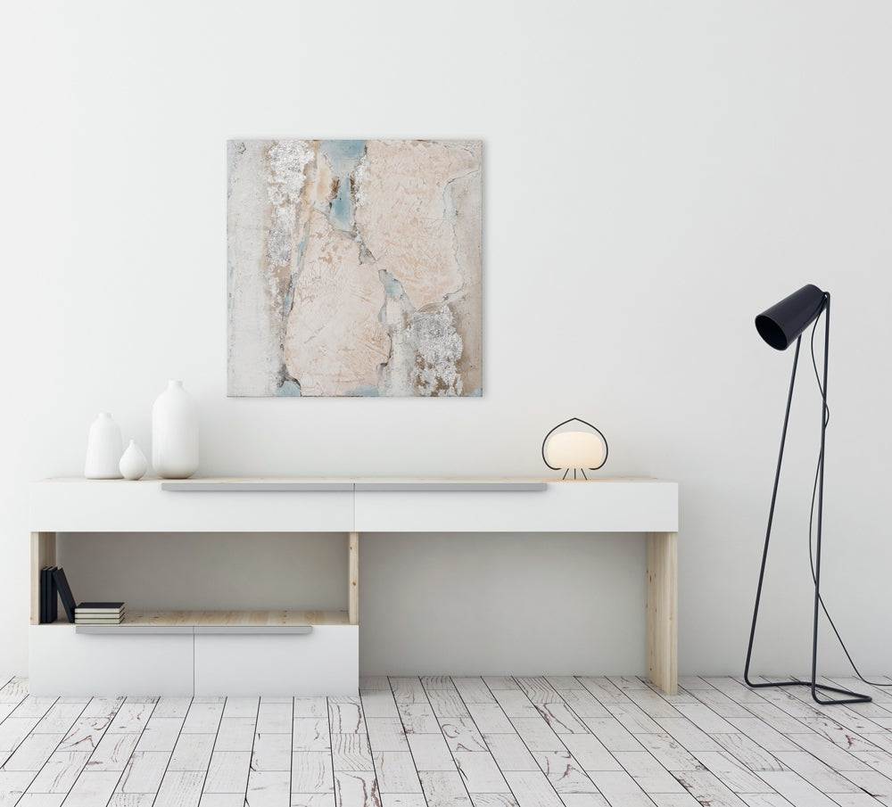 Facetten in Hellblau