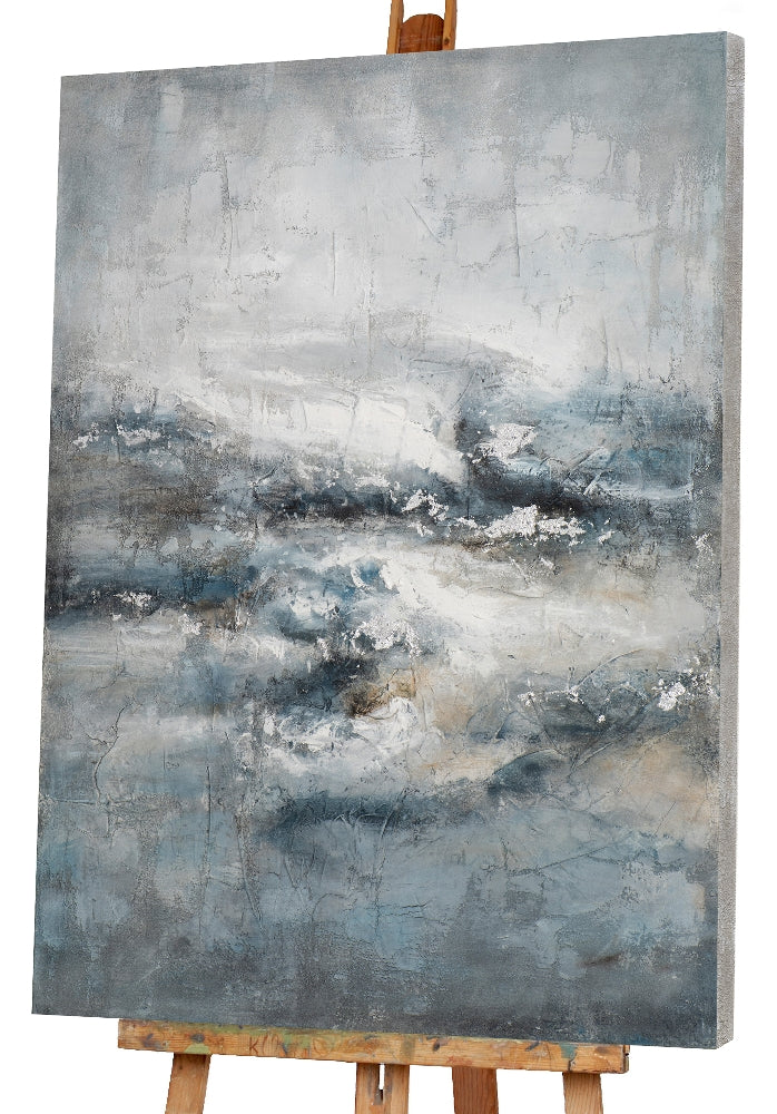 Farbmelodie in Blau und Silber