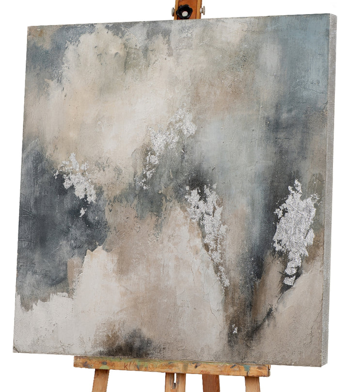 Variation in Blaugrau und Silber