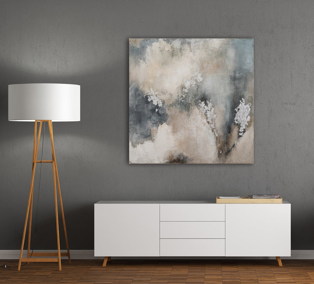 Variation in Blaugrau und Silber