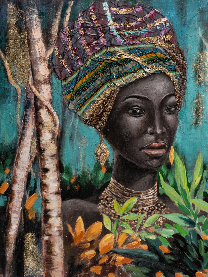 Schönheit mit Turban
