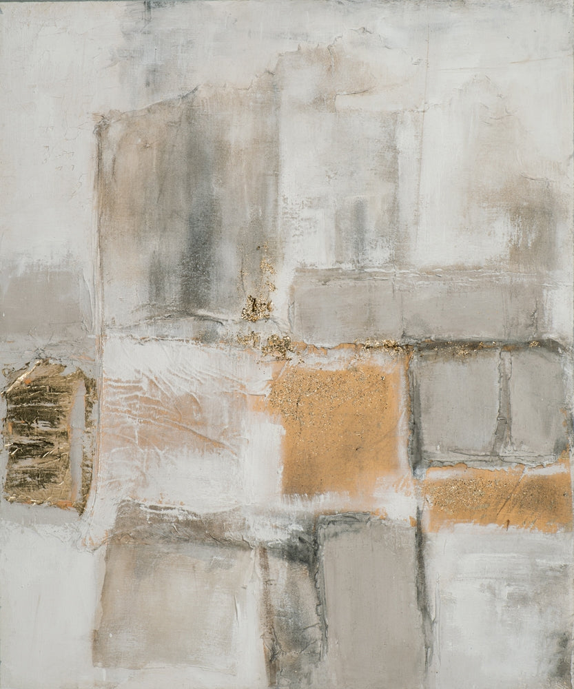 Facetten in Beige und Gold